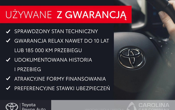 Toyota Auris cena 74900 przebieg: 57116, rok produkcji 2018 z Warszawa małe 121